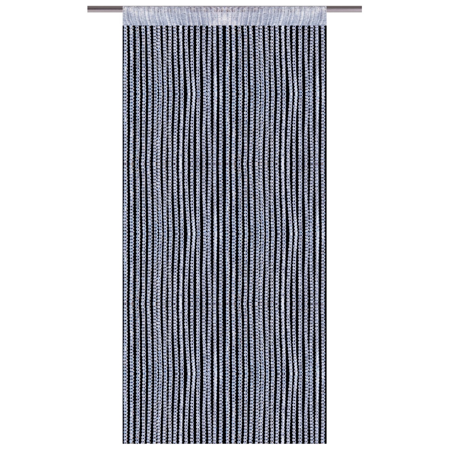 Bestlivings Fadenvorhand Fadengardine Vorhang Gardine Silber 300 cm x 250 c günstig online kaufen