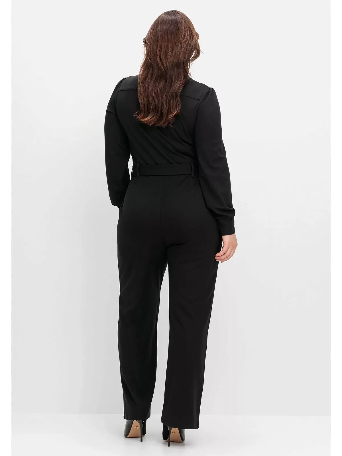 sheego by Joe Browns Jumpsuit "Große Größen", mit Bindegürtel und Reißversc günstig online kaufen