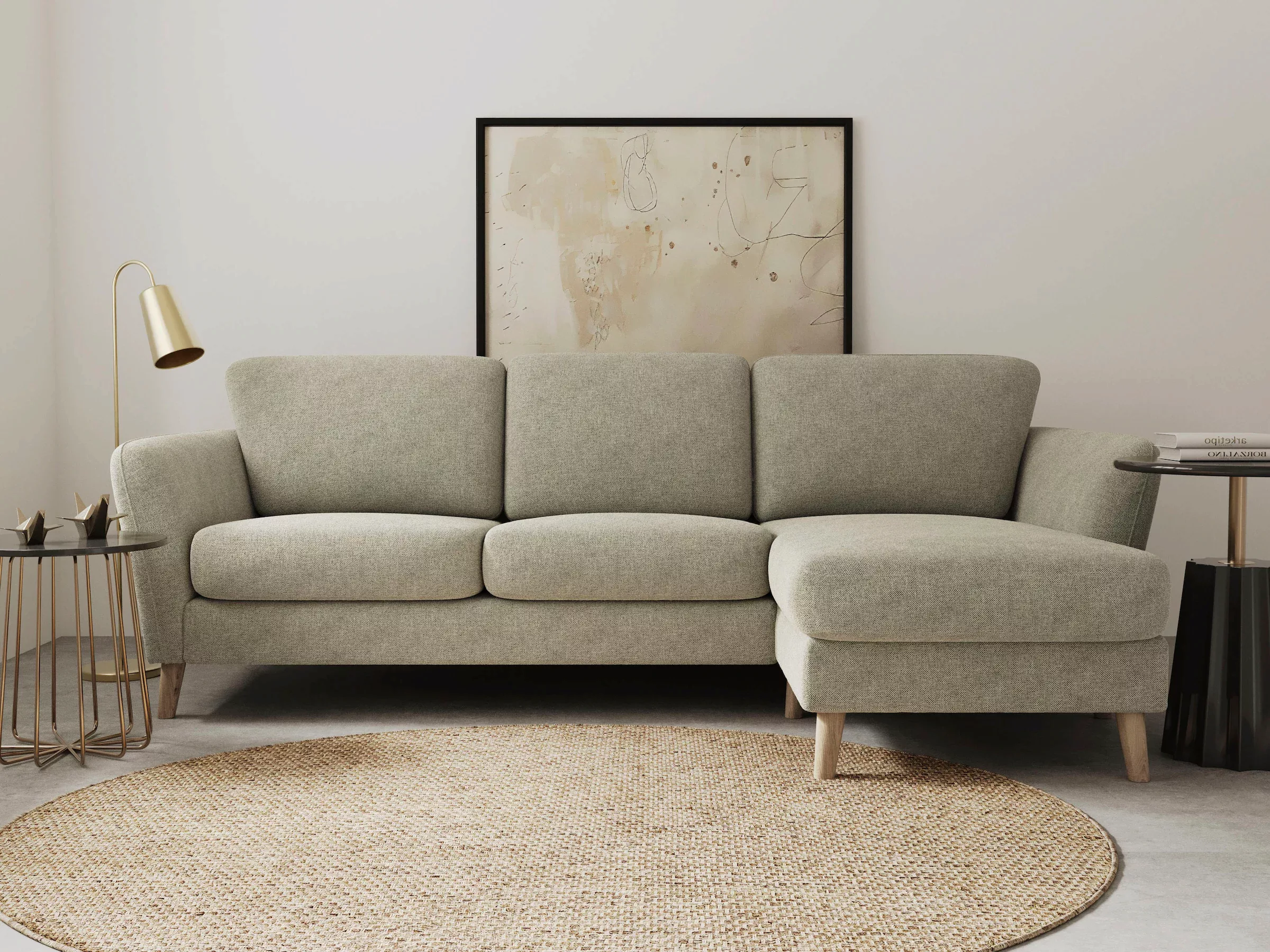 Home affaire Ecksofa »MARSEILLE (242/152cm),L-Form, Rec. rechts/links«, Mas günstig online kaufen