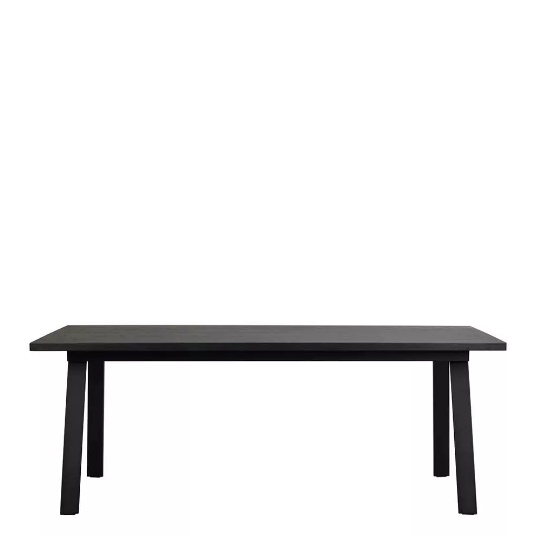Moderner Esszimmer Tisch in Schwarz 100 cm tief günstig online kaufen