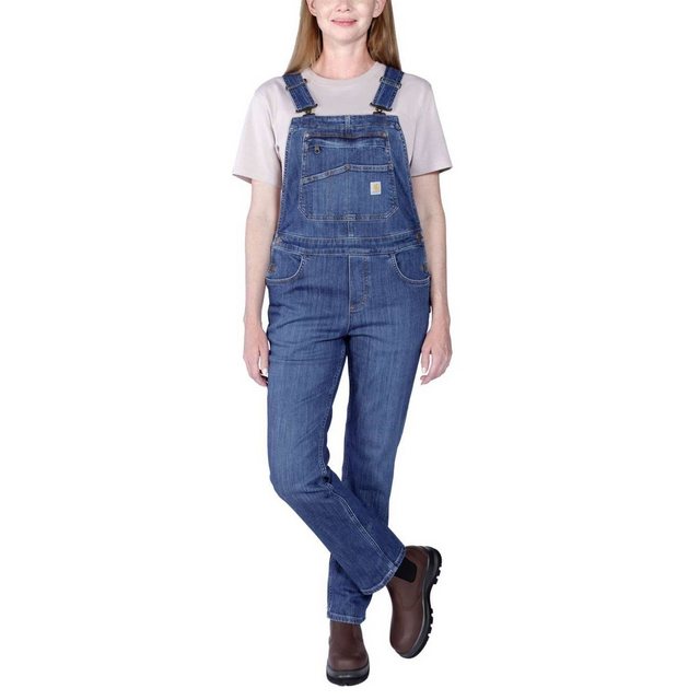 Carhartt Latzhose Carhartt Damen Latzhose Relaxed Fit Denim Bib Overal günstig online kaufen