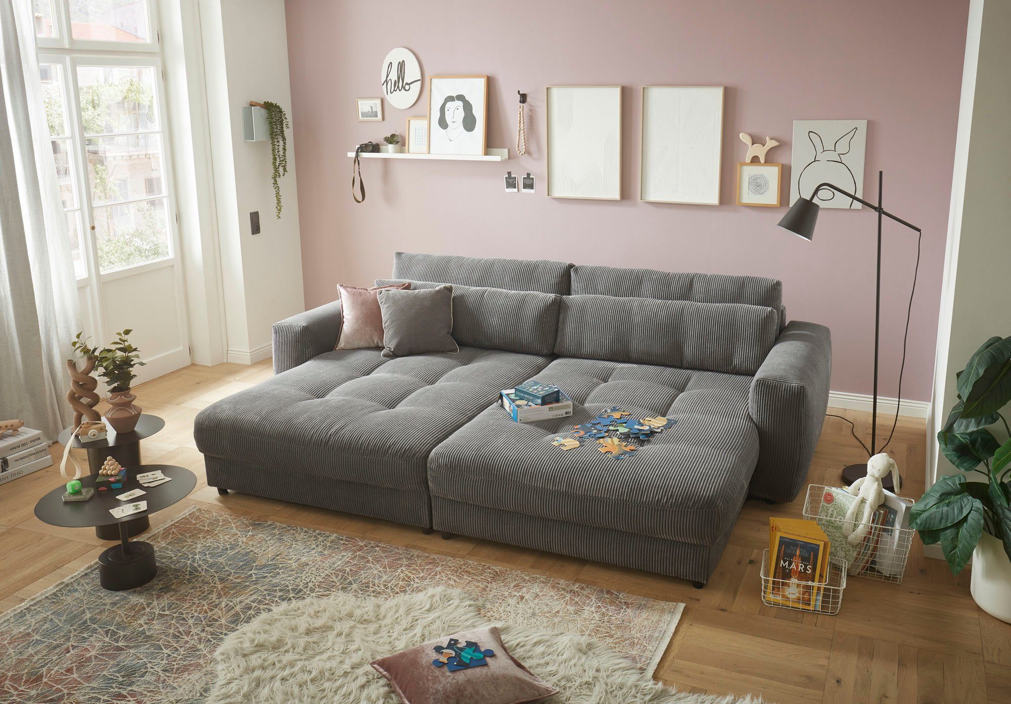 ED EXCITING DESIGN Big-Sofa Barura, mit günstig online kaufen