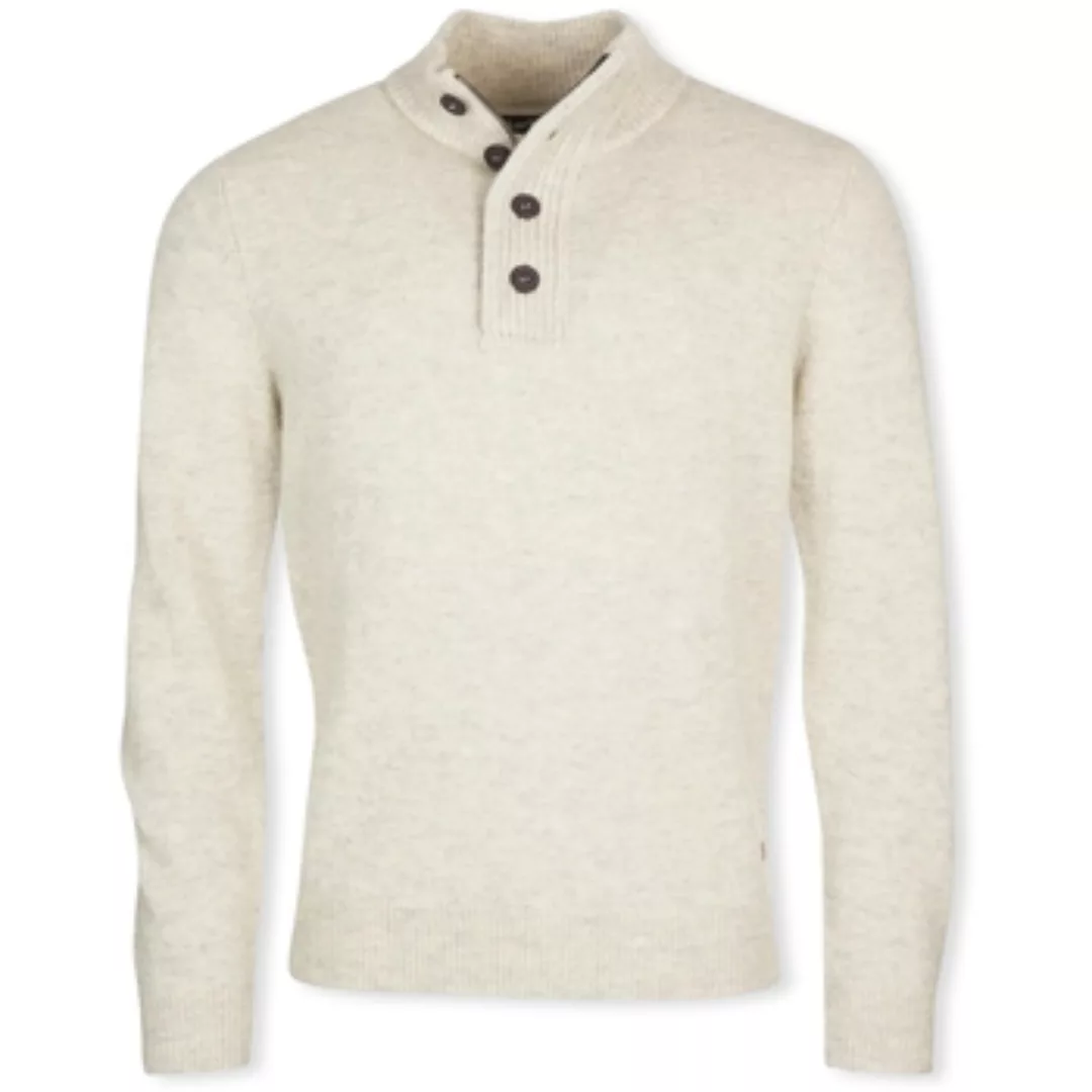 Barbour  Pullover Patch Half Zip Knit - Pearl günstig online kaufen