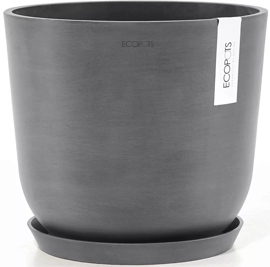 ECOPOTS Blumentopf "Oslo 25 + Wassersystem Grau", für innen und außen: fros günstig online kaufen