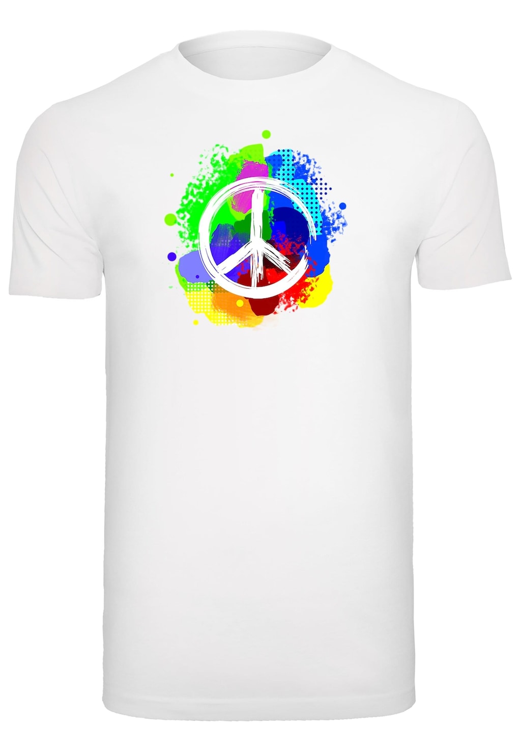 Merchcode T-Shirt "Merchcode Herren Peace - Graffiti T-Shirt Round Neck" günstig online kaufen