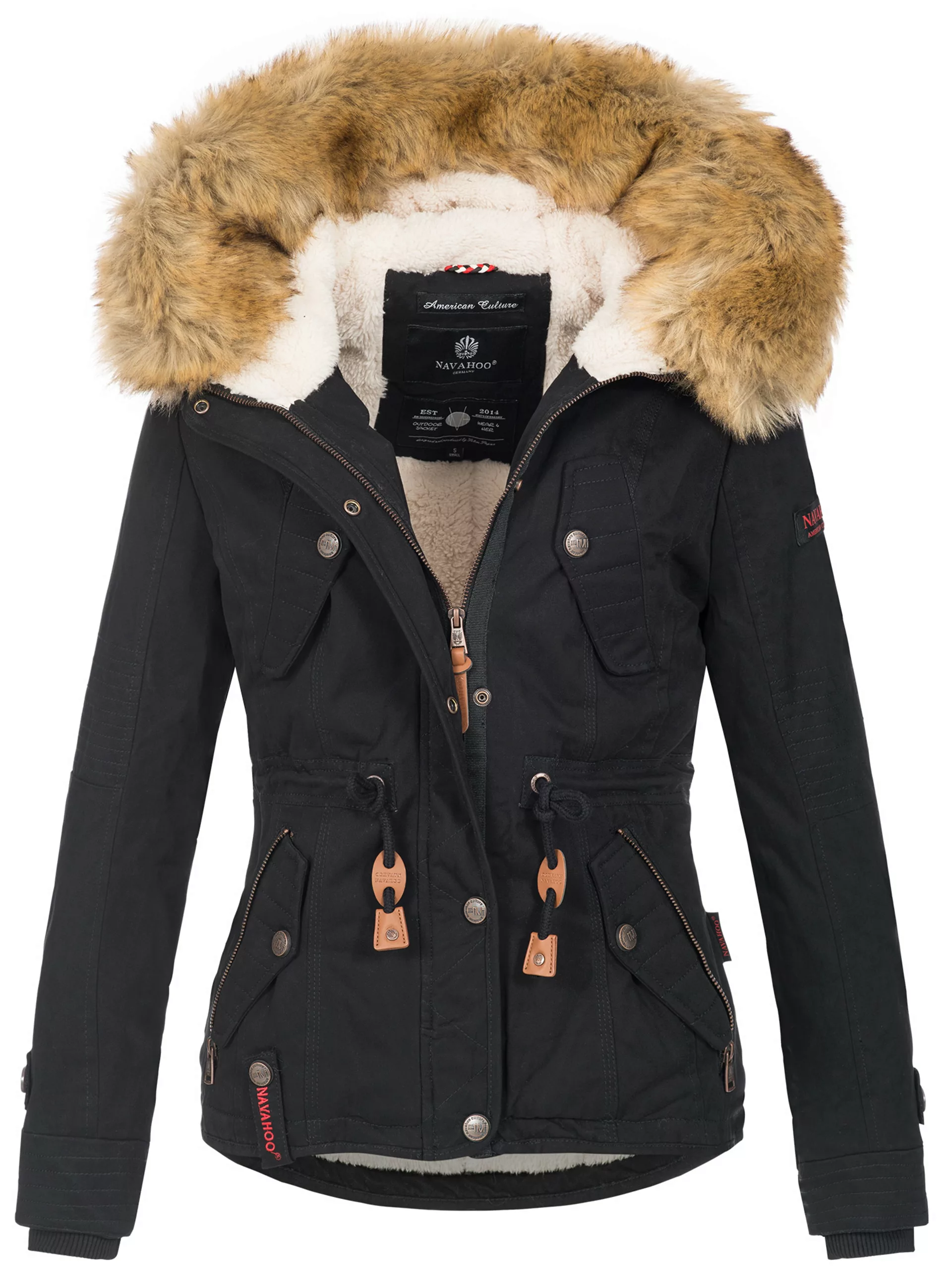 Navahoo Winterjacke "Pearl", mit warmem Teddyfell günstig online kaufen