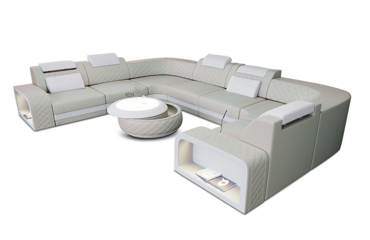 Sofa Dreams Wohnlandschaft Ledersofa Foggia U günstig online kaufen