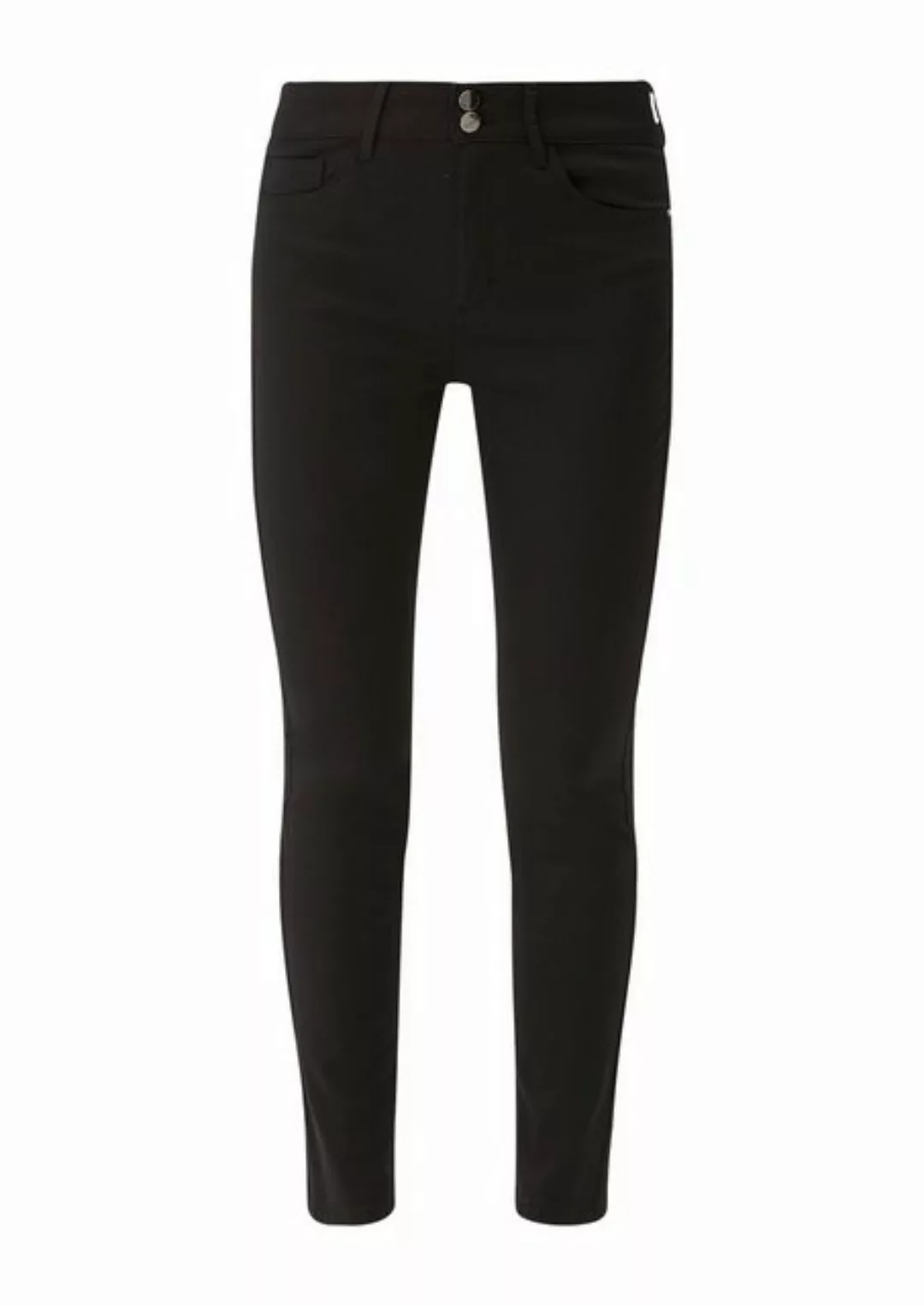 s.Oliver BLACK LABEL 5-Pocket-Jeans mit Doppelknopf-Verschluss günstig online kaufen