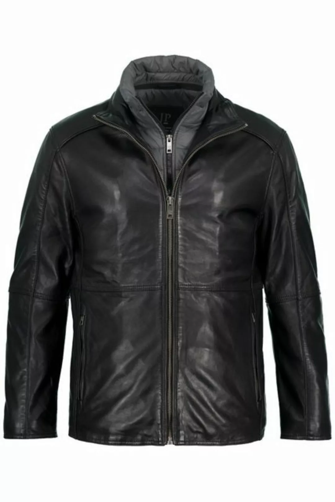 JP1880 Lederjacke Lederjacke Leder Lammnappa Zipper günstig online kaufen