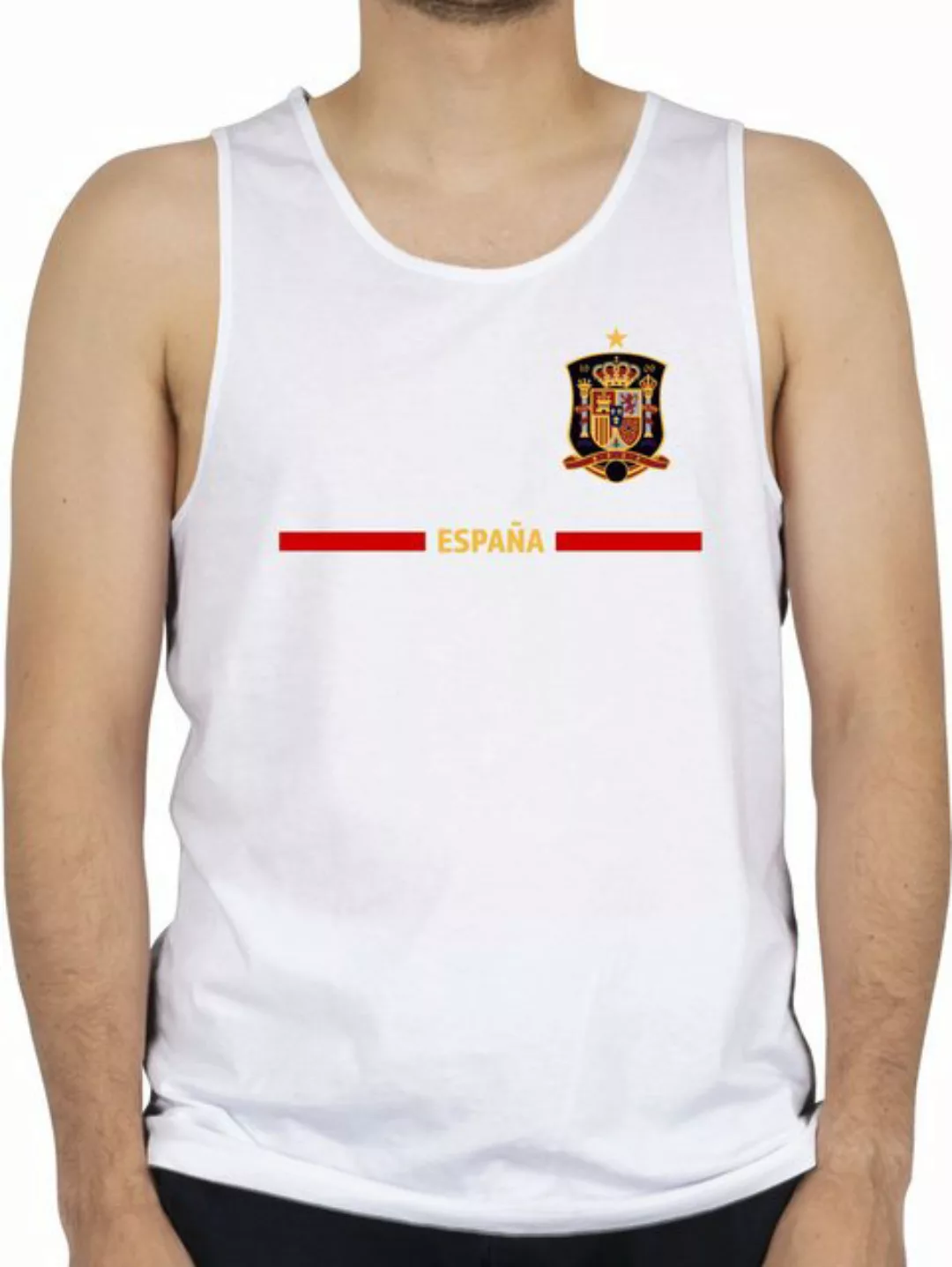Shirtracer Tanktop Spanisches Trikot Wappen, España mit Stolz, Spanien Fan- günstig online kaufen