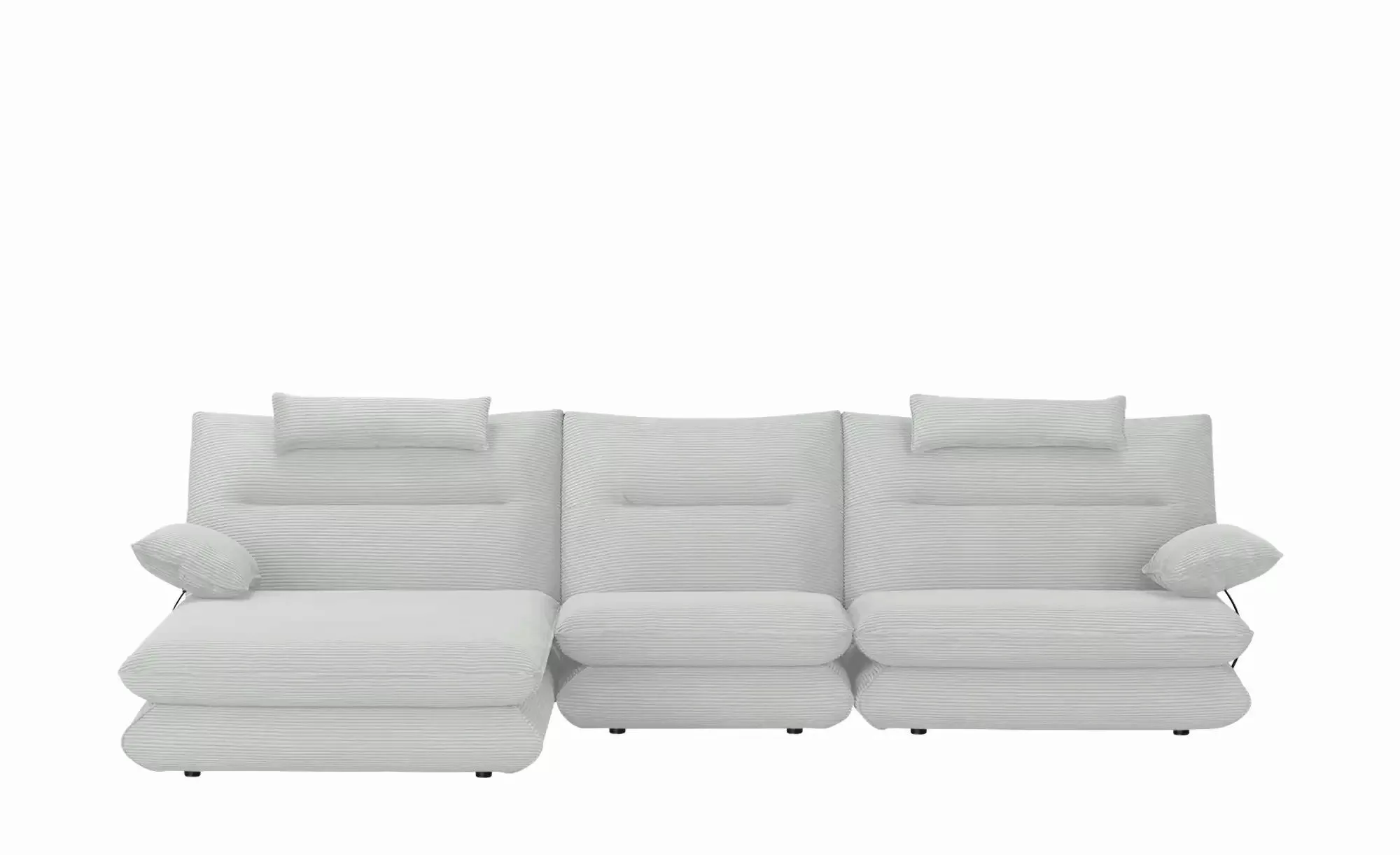 smart Ecksofa  Ellen ¦ grau ¦ Maße (cm): B: 343 H: 89 T: 173 Polstermöbel > günstig online kaufen