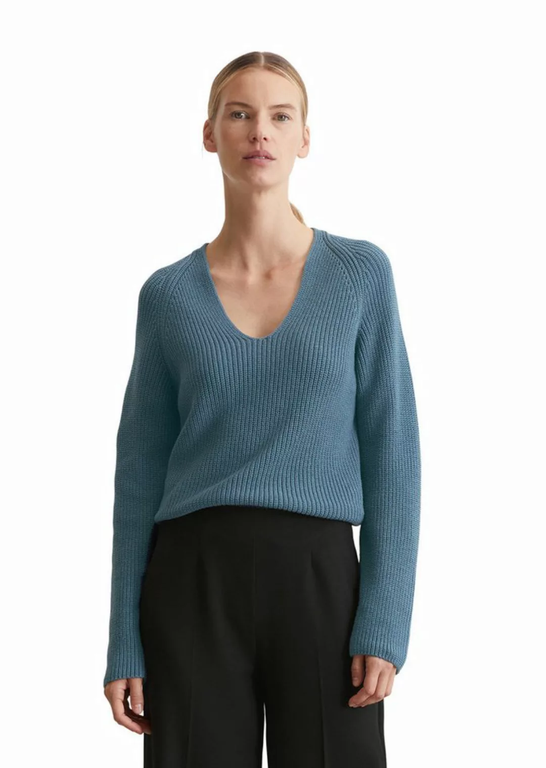 Marc O'Polo Strickpullover aus softem Baumwoll-Garn günstig online kaufen