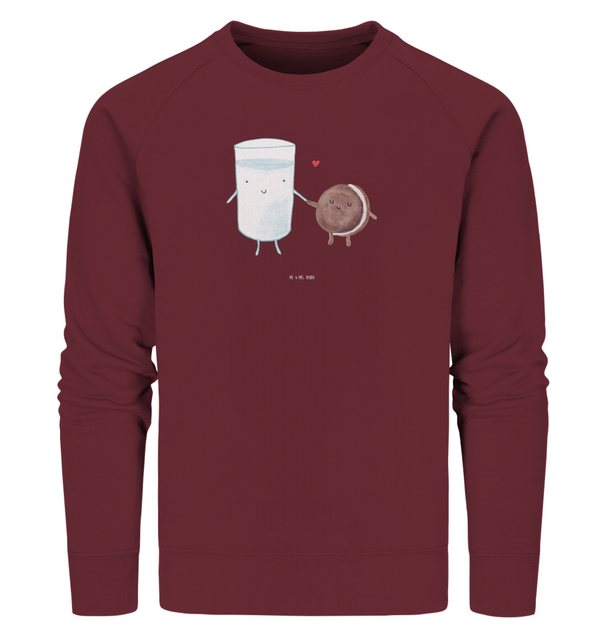 Mr. & Mrs. Panda Longpullover Größe XXL Milch Keks - Burgundy - Geschenk, l günstig online kaufen