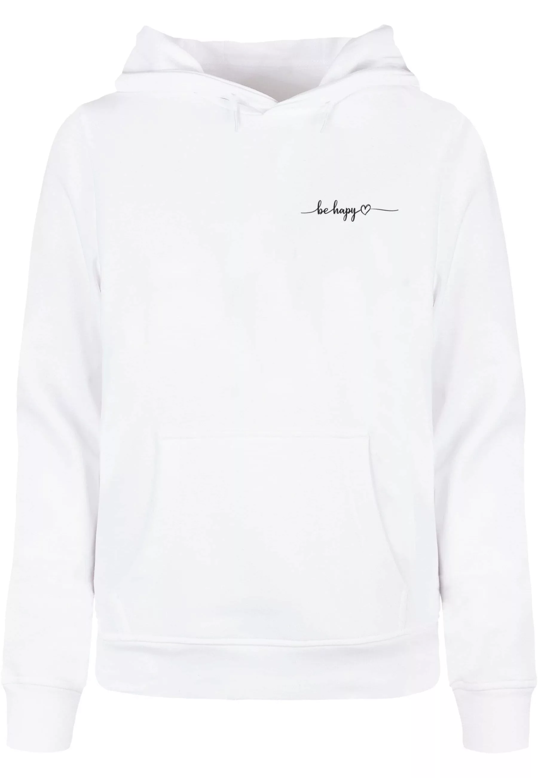 Merchcode Kapuzenpullover "Merchcode Damen Ladies Be Happy Basic Hoody" günstig online kaufen