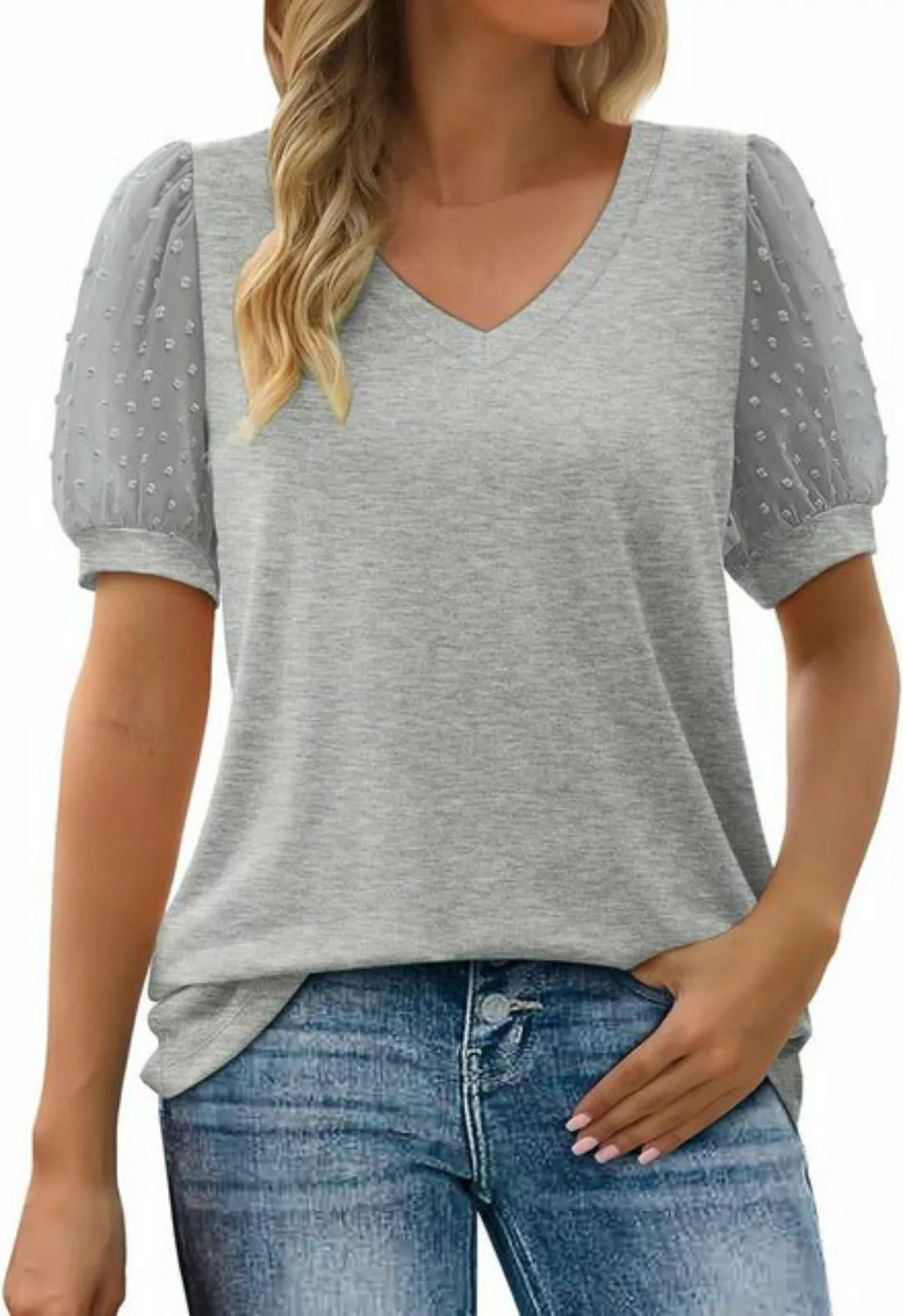BlauWave Hemdbluse Kurzarm Damen Sexy Drucken Tunika T-Shirts Backless (1-t günstig online kaufen