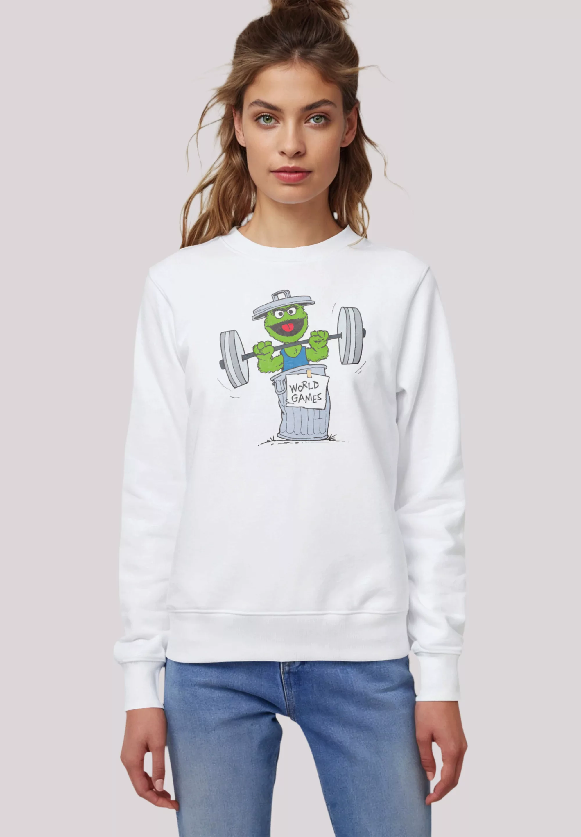 F4NT4STIC Sweatshirt "Sesamstraße Oscar World Games", Premium Qualität günstig online kaufen