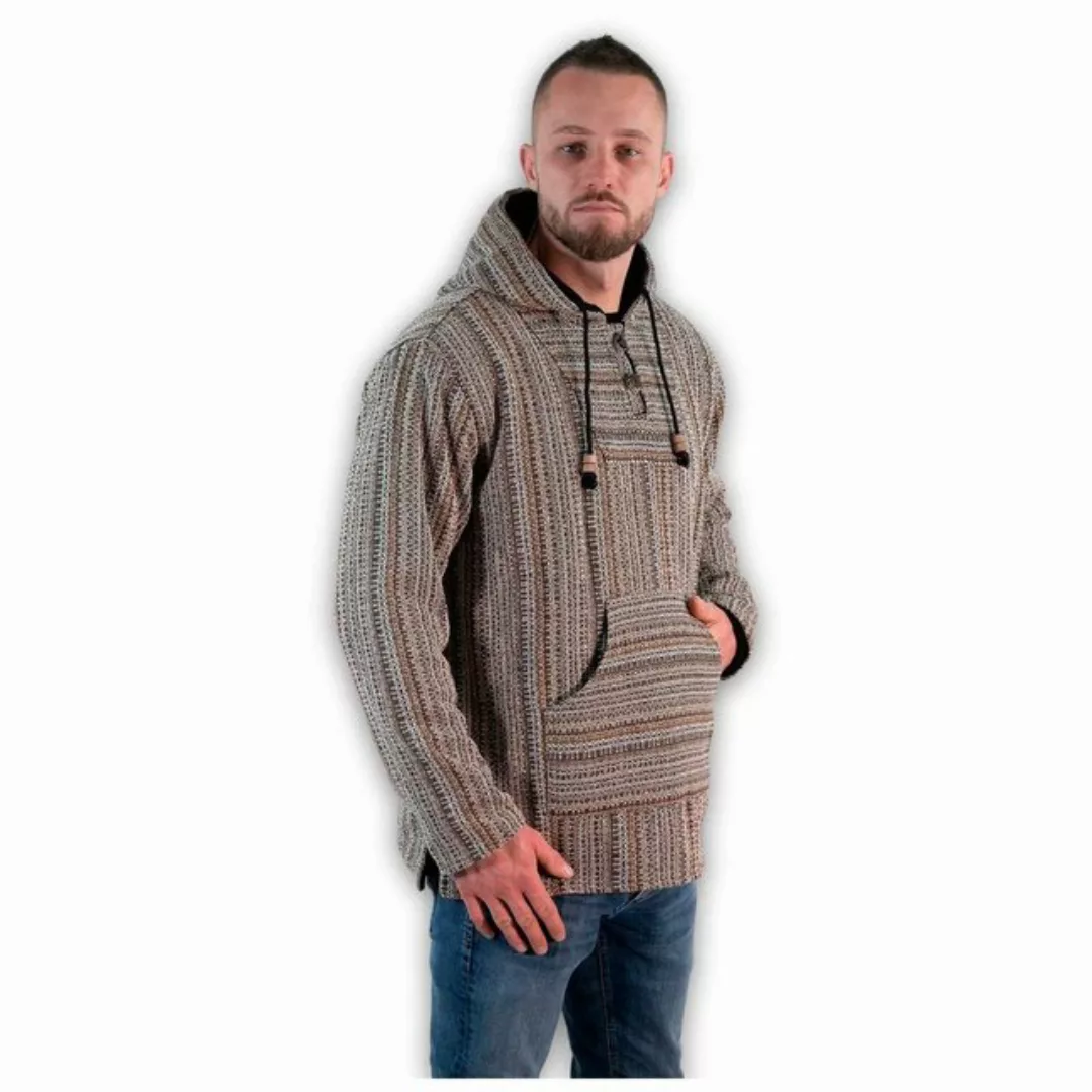 KUNST UND MAGIE Sweatponcho Kapuzenpulli Kapu Baja Jerga Hoodie mit Kapuze günstig online kaufen