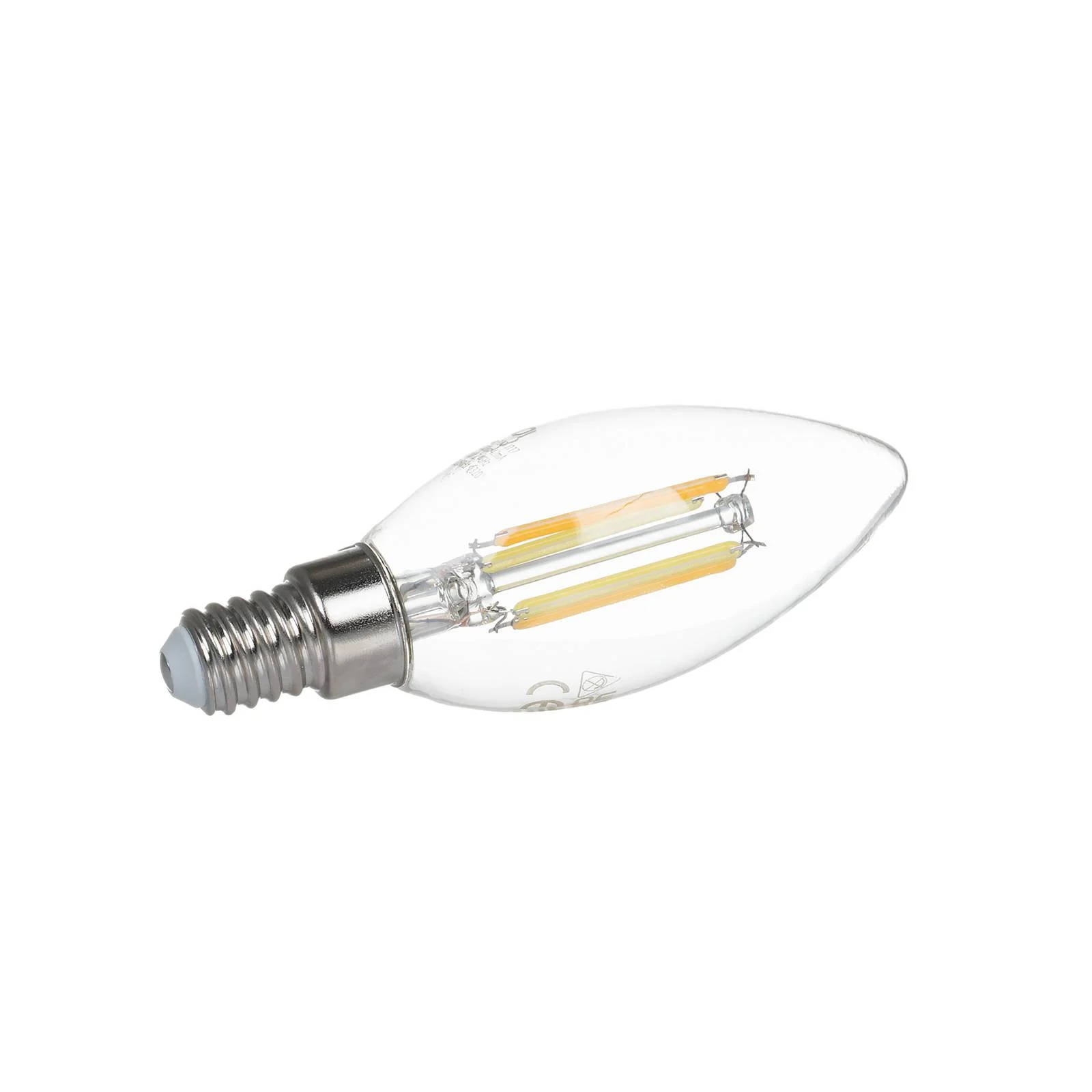 LUUMR Smart LED-Kerzenlampe klar E14 4,2W Tuya WLAN CCT günstig online kaufen