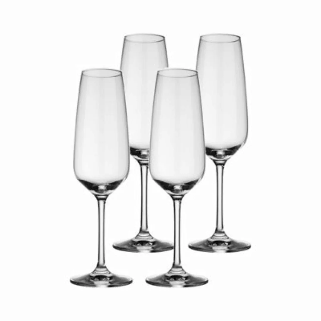 Villeroy & Boch Voice Basic Glas Sektglas 4er Set Sektgläser transparent günstig online kaufen