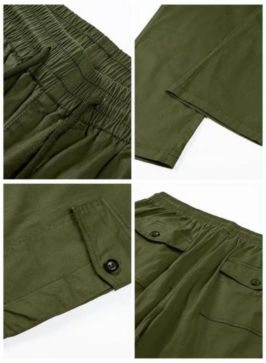 JMIERR Cargohose Herren Cargohose Baumwolle Outdoorhose Lange Baggy Freizei günstig online kaufen