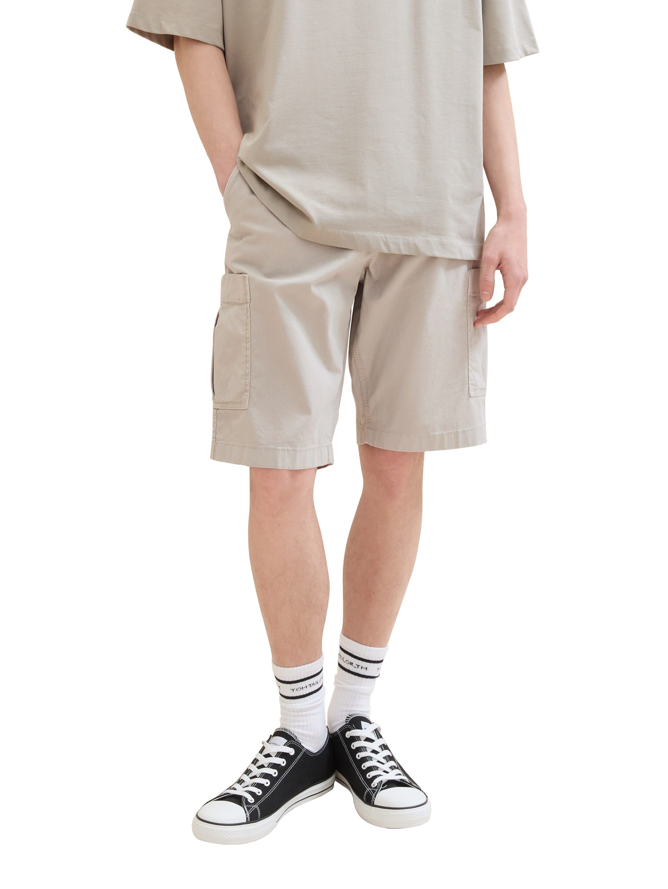 TOM TAILOR Denim Cargoshorts Sommerhose unifarben günstig online kaufen