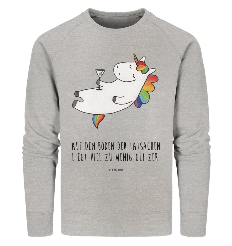 Mr. & Mrs. Panda Longpullover Größe L Einhorn Cocktail - Heather Grey - Ges günstig online kaufen