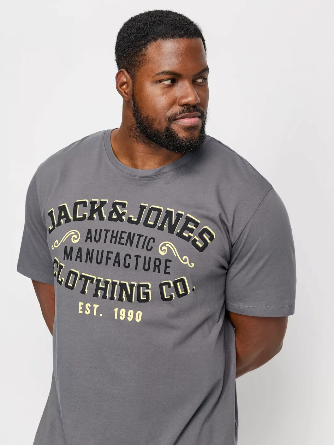 Jack & Jones PlusSize T-Shirt "JJELOGO TEE SS O-NECK 2 COL AW24 S PLS", mit günstig online kaufen