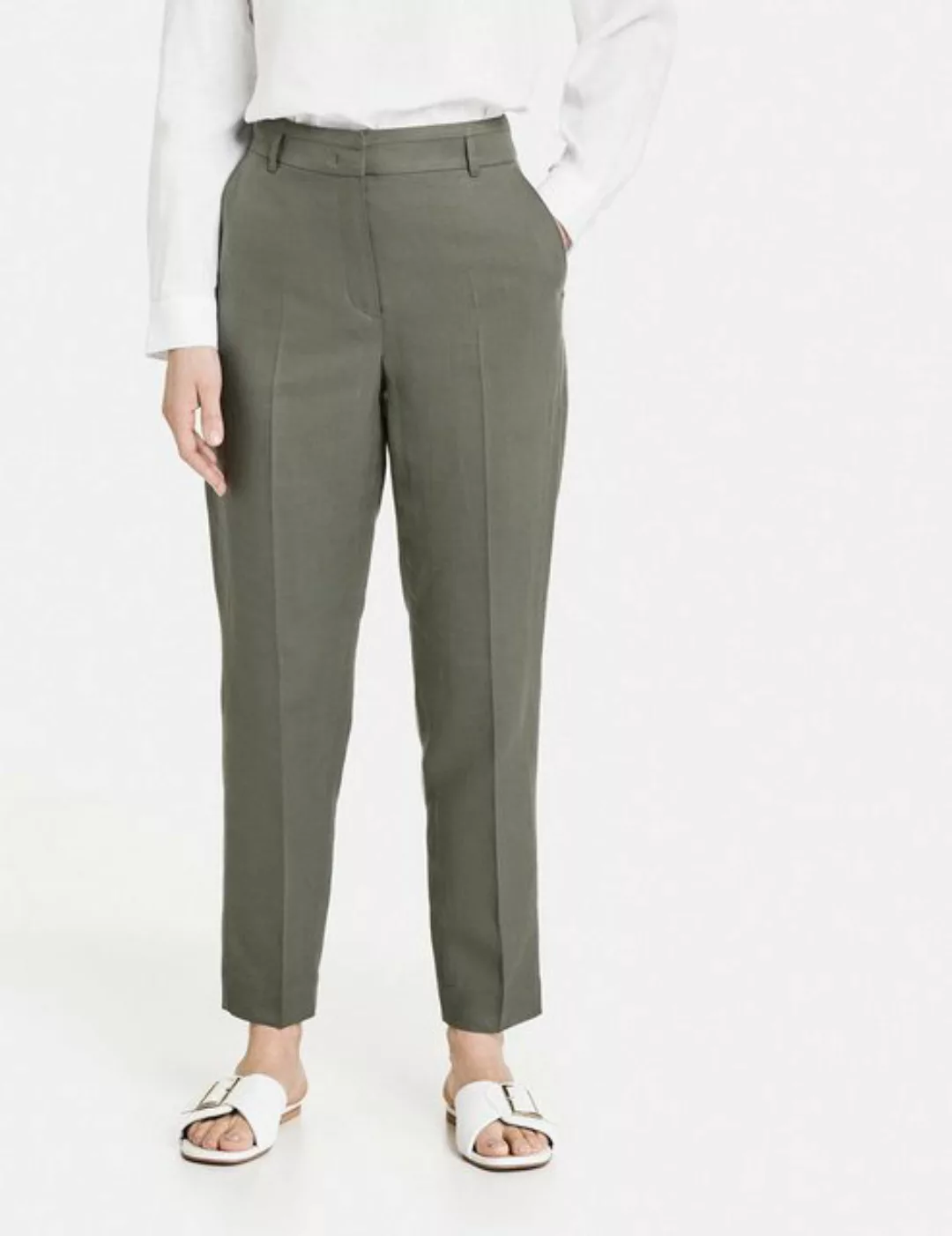 GERRY WEBER Stoffhose 7/8 Hose mit Bügelfalte günstig online kaufen