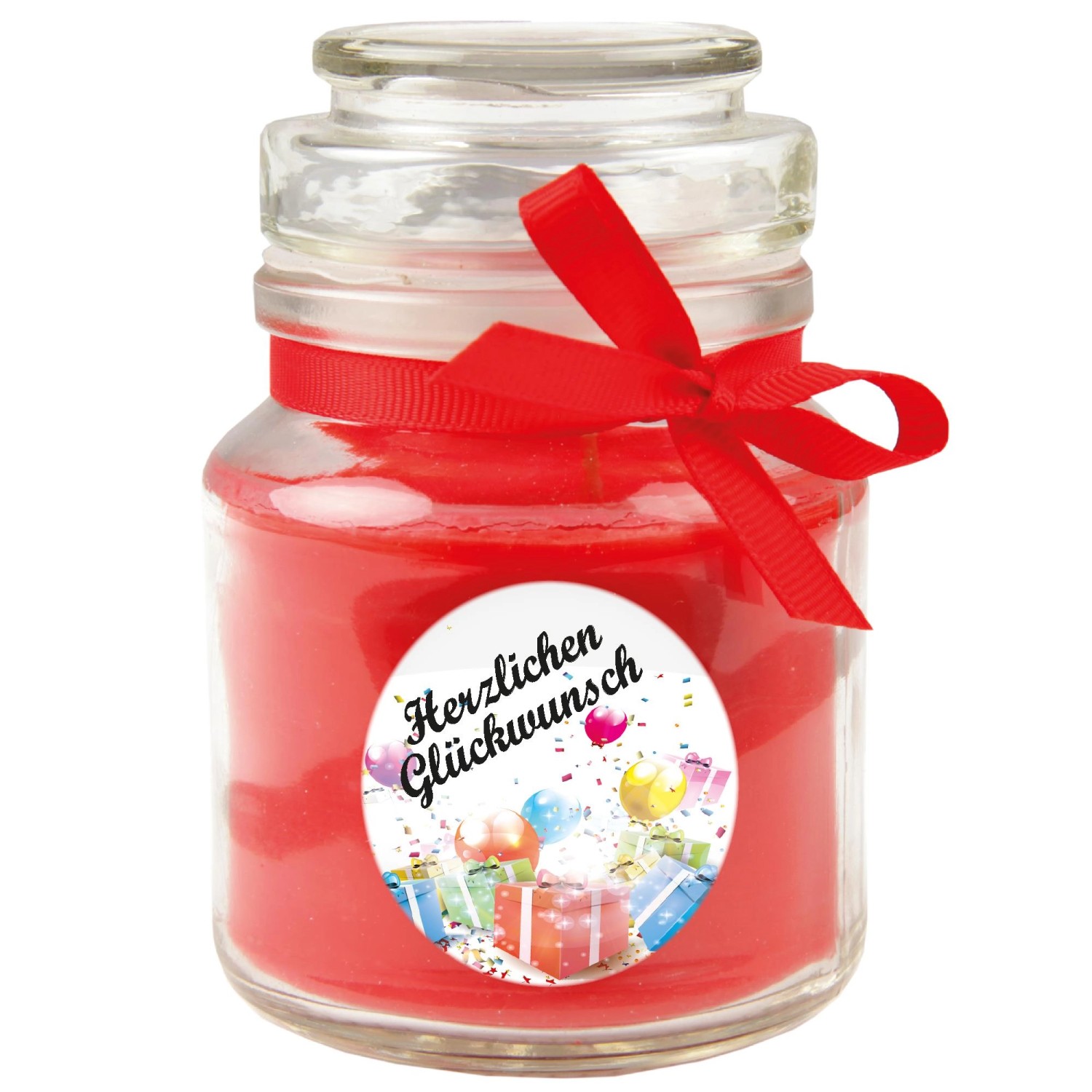 HS Candle Duftkerze & Glas Happy Birthday Rose Geschenke günstig online kaufen