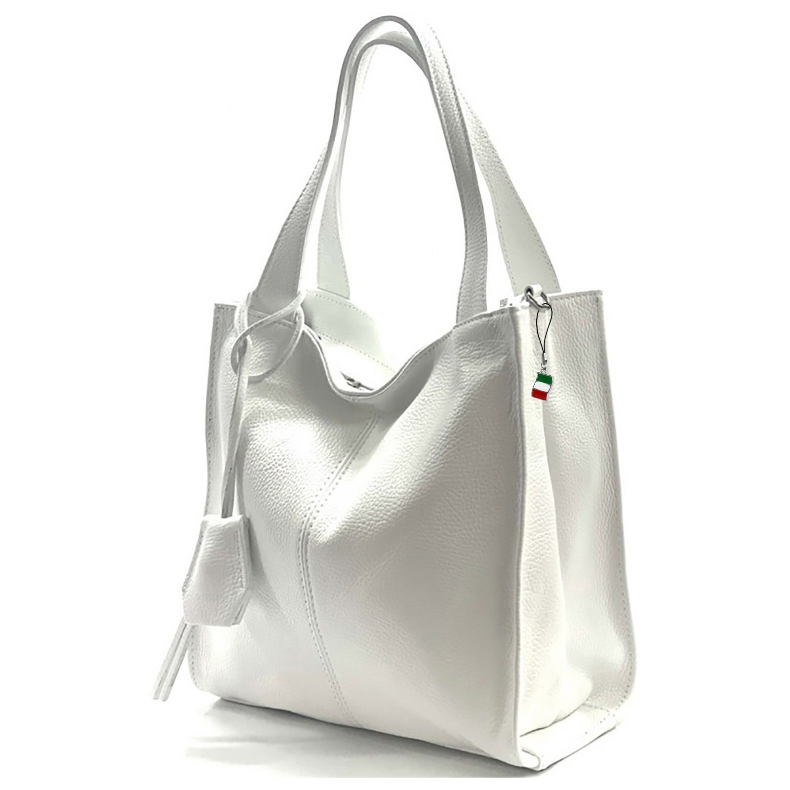 FLORENCE Schultertasche Florence Echtleder Hobo Bag günstig online kaufen
