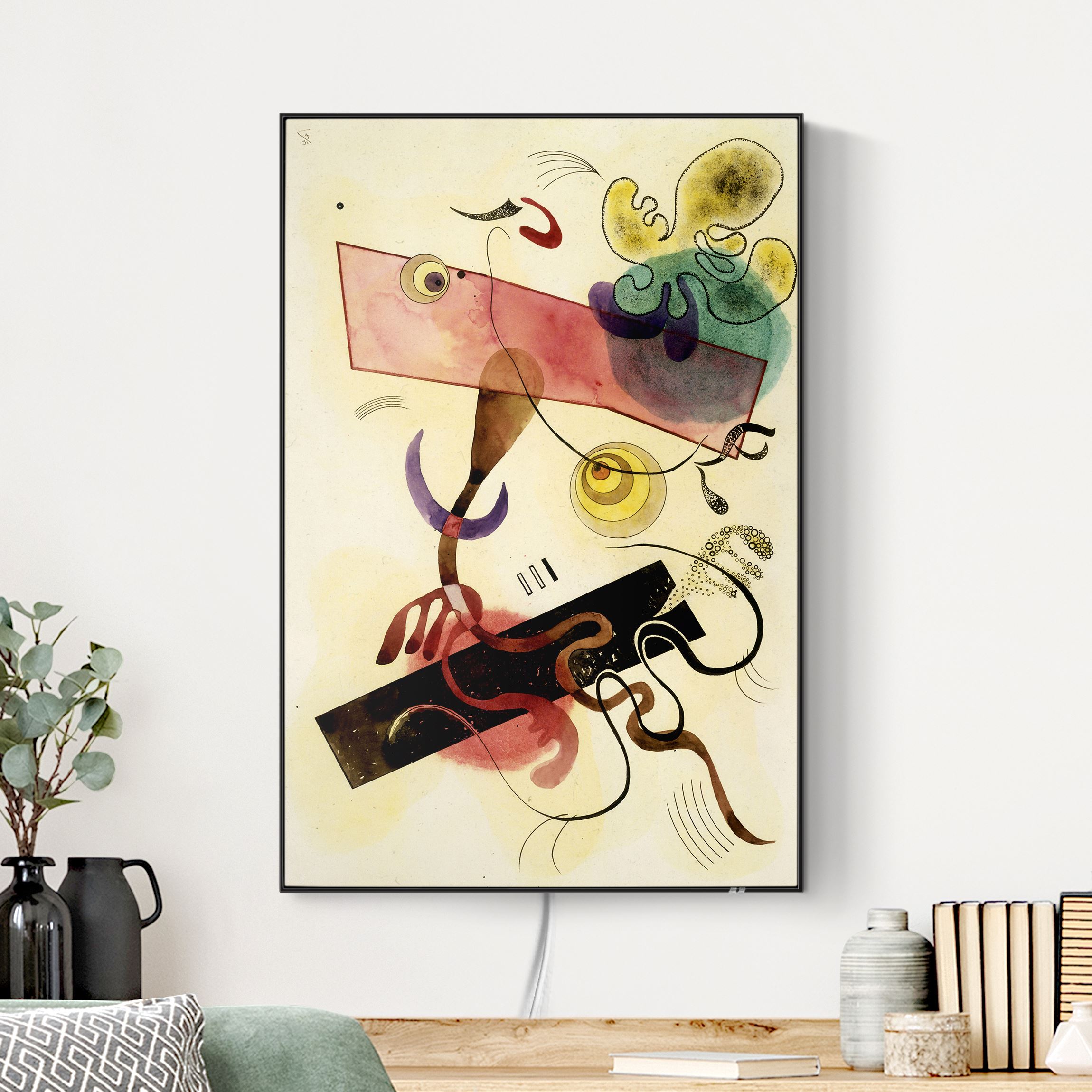 LED-Wechselbild Wassily Kandinsky - Taches günstig online kaufen