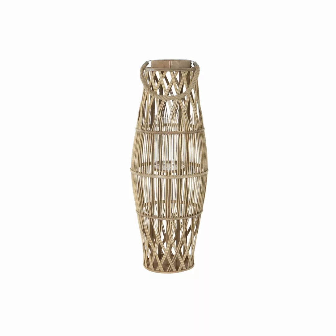 Kerzenschale Dkd Home Decor Metall Rattan (30 X 30 X 81 Cm) günstig online kaufen