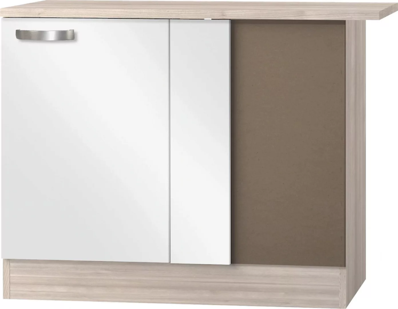 OPTIFIT Eckunterschrank "Faro", mit Metallgriff, Breite 100 cm günstig online kaufen