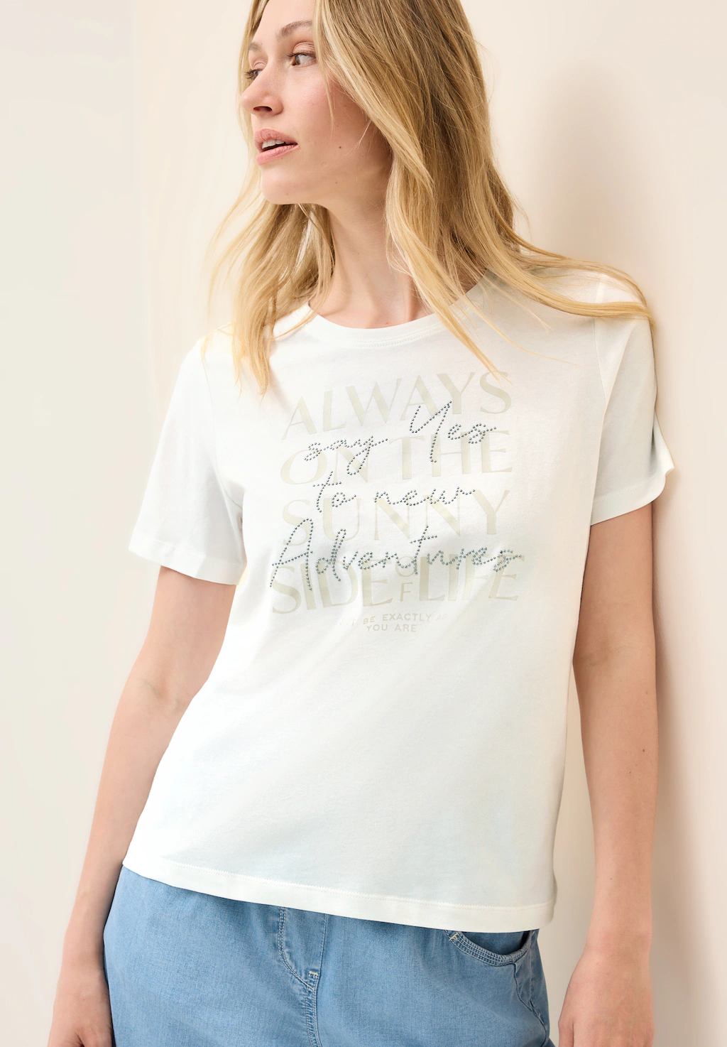Cecil Print-Shirt, aus reiner Baumwolle günstig online kaufen