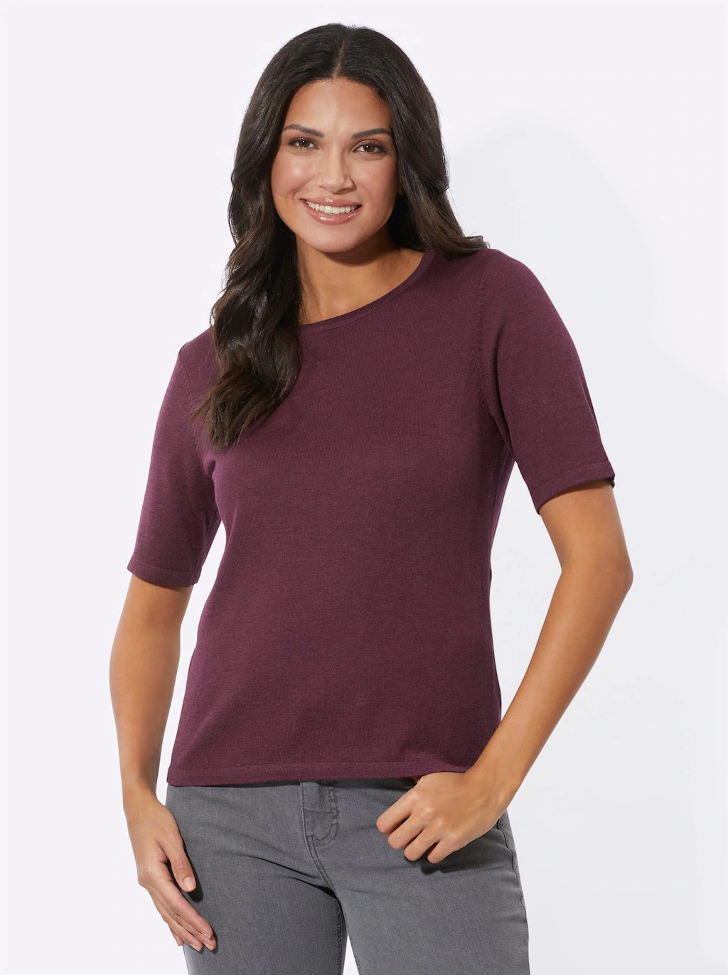 Classic Basics Kurzarmpullover "Kurzarm-Pullover" günstig online kaufen
