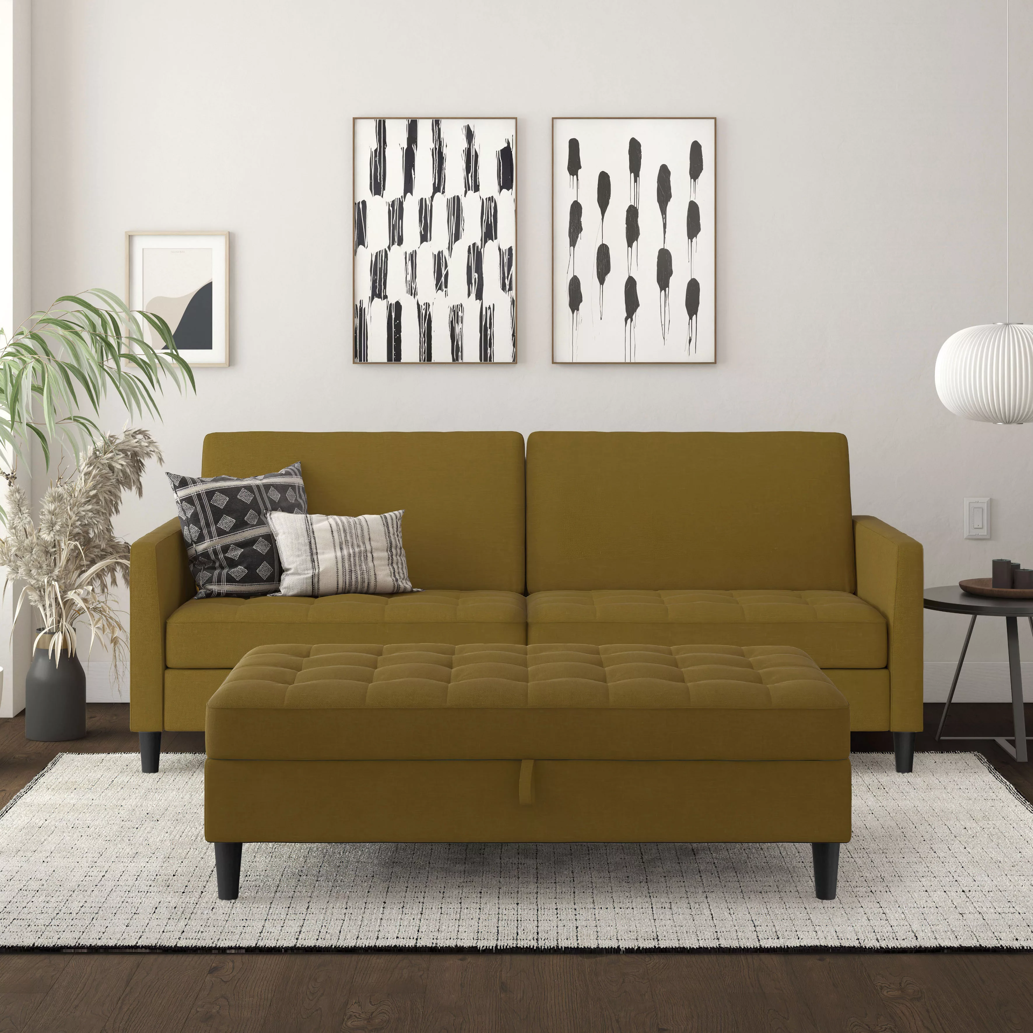 Dorel Home 3-Sitzer "Presley", Sofa mit Bett-Funktion und verstellbarer Rüc günstig online kaufen