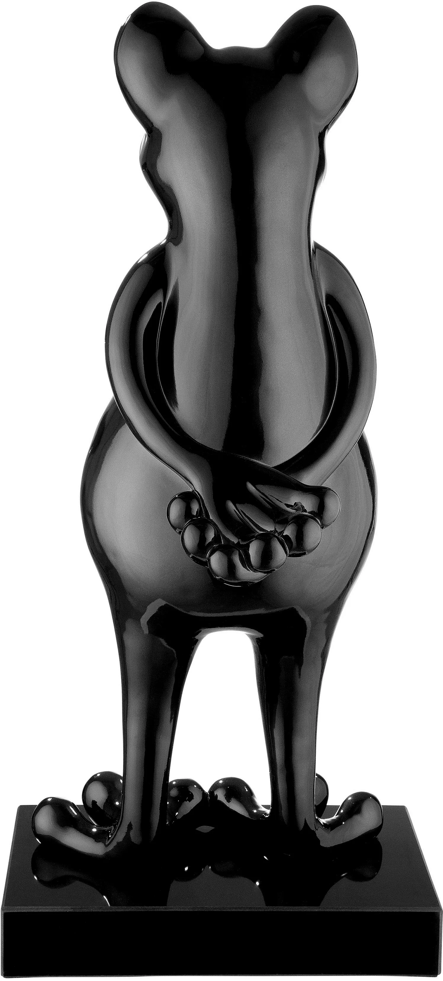 Casablanca by Gilde Tierfigur »Skulptur Frosch schwarz« günstig online kaufen