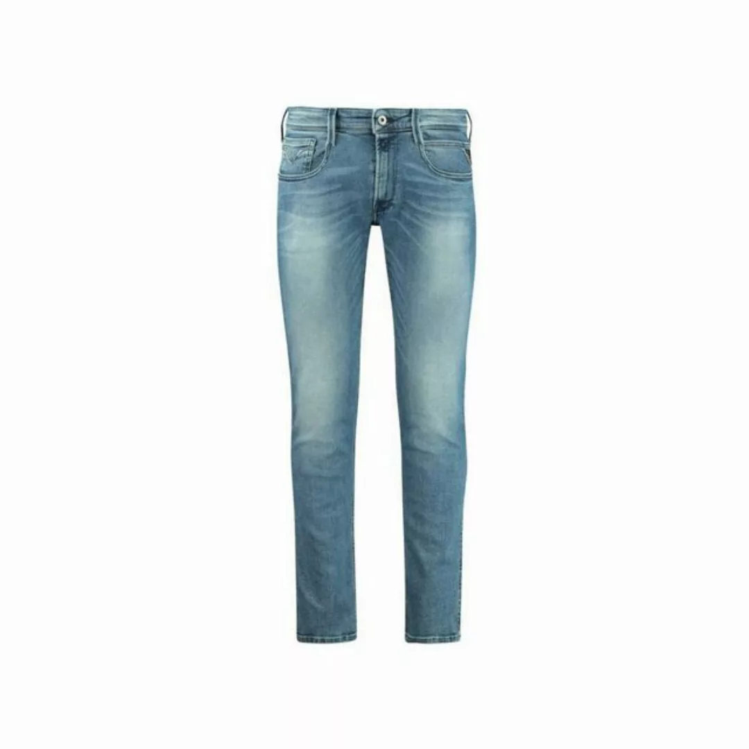 Replay Herren Jeans Anbass - Slim Fit - Blau - Medium Blue Denim günstig online kaufen