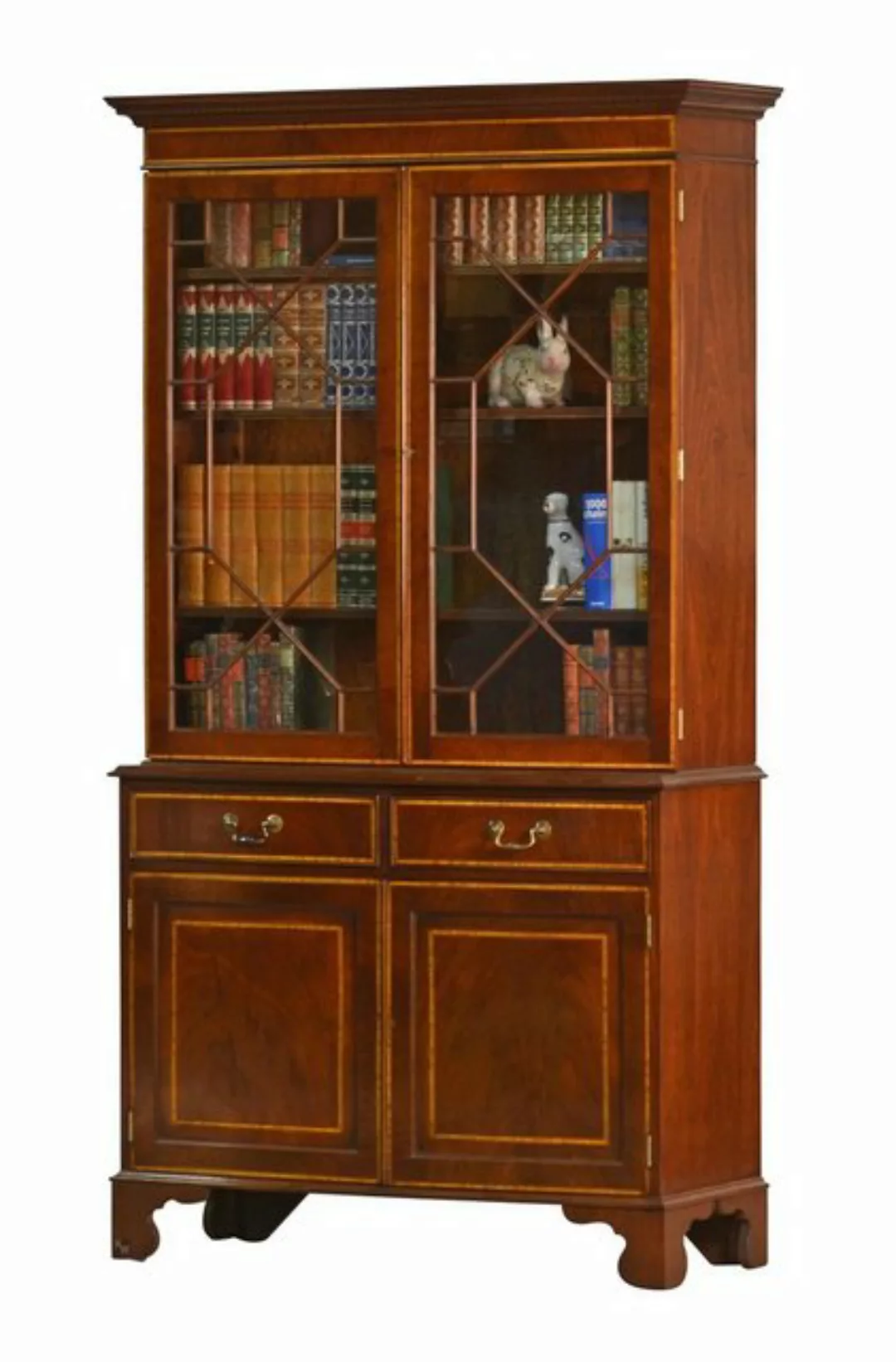 Kai Wiechmann Vitrine Bookcase 2-türig Mahagoni günstig online kaufen