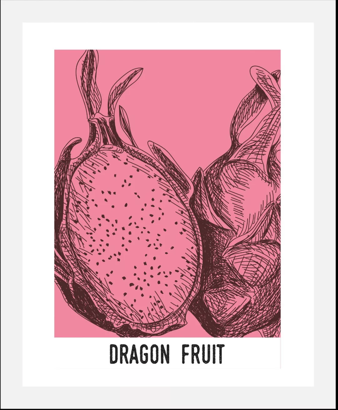 queence Bild »Dragon Fruit«, Obst-Obst Bilder-Essen-Lebensmittel-Kunst-Schr günstig online kaufen