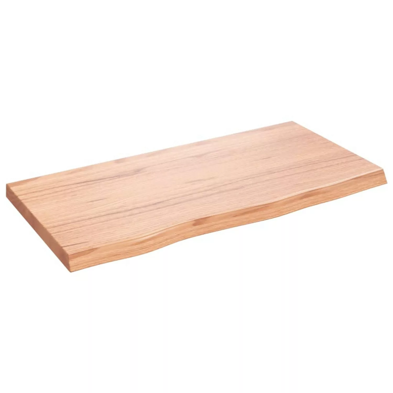 vidaXL Waschtischplatte Hellbraun 80x40x4 cm Massivholz Behandelt günstig online kaufen