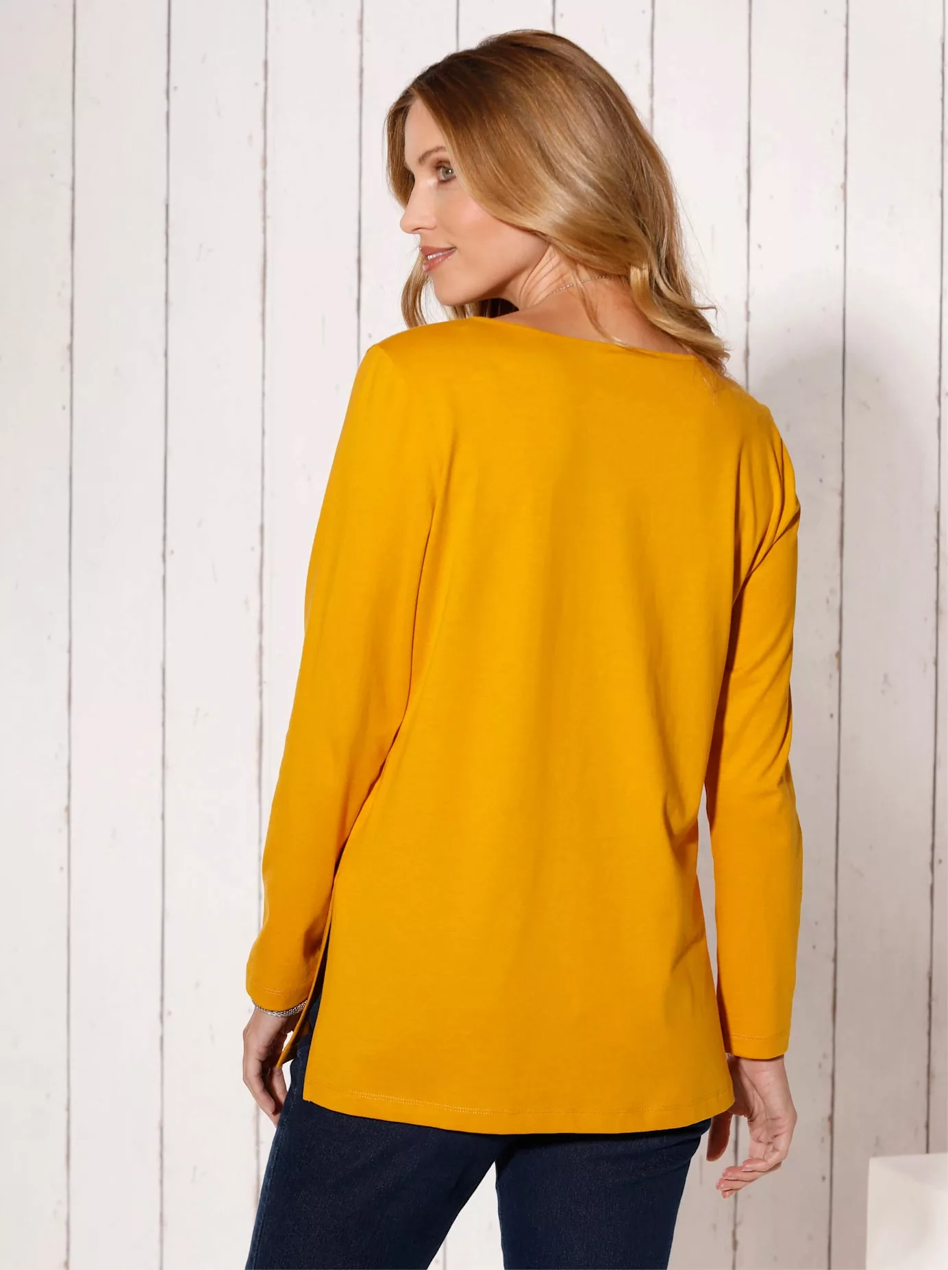 Classic Basics Langarmshirt "Longshirt", (1 tlg.) günstig online kaufen