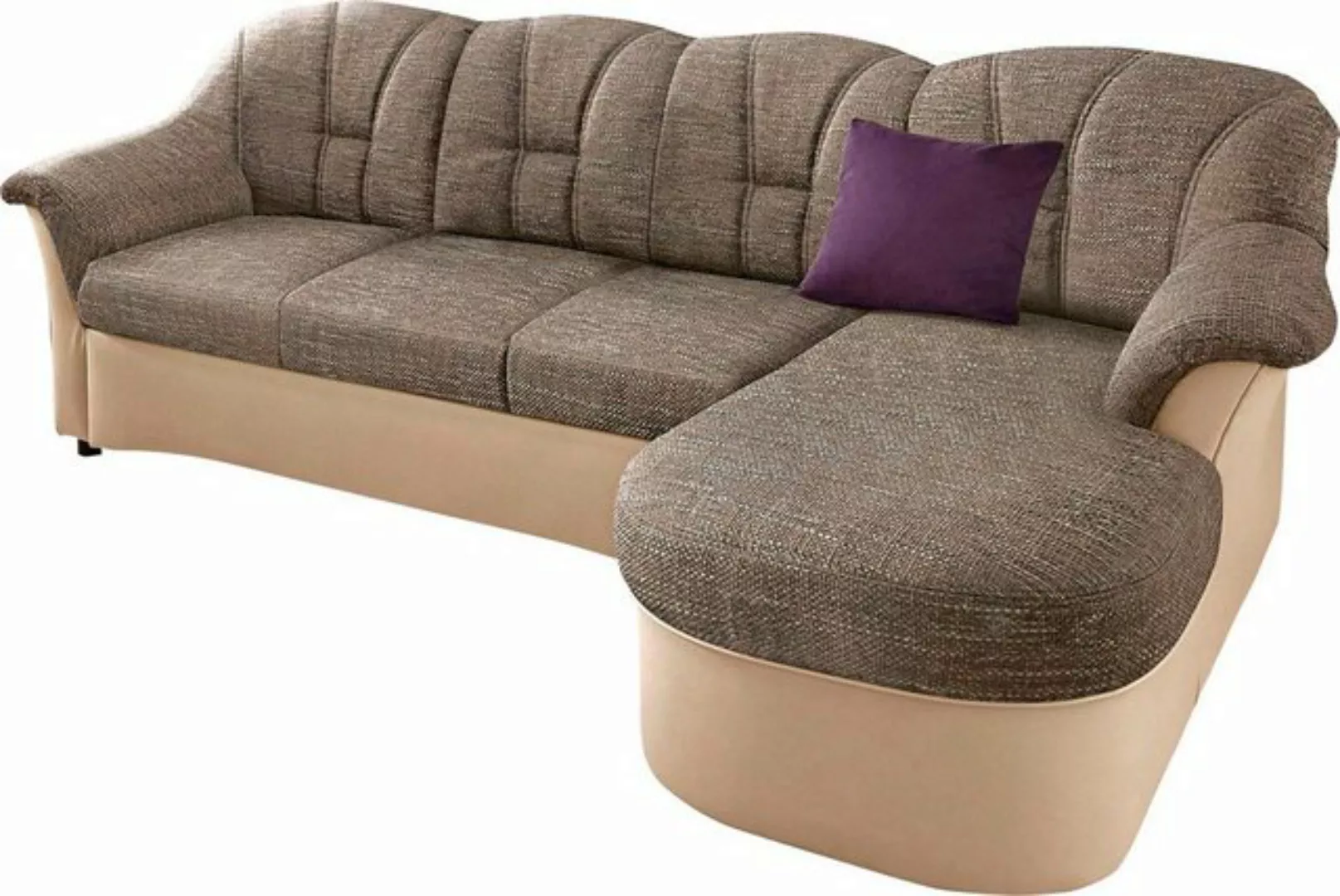 DOMO collection Ecksofa Flores Schlafsofa, B/T/H: 233/142/86 cm, L-Form, wa günstig online kaufen