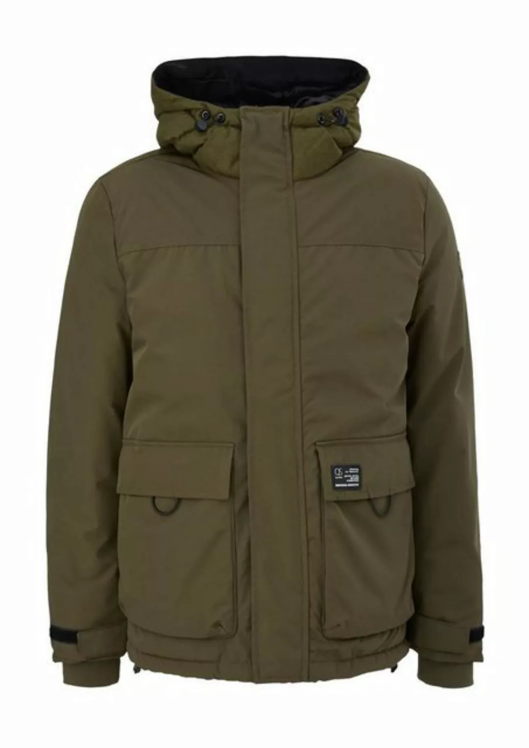 QS Steppjacke Parka (1, 1-St) mit Steppdetail, Kapuze günstig online kaufen