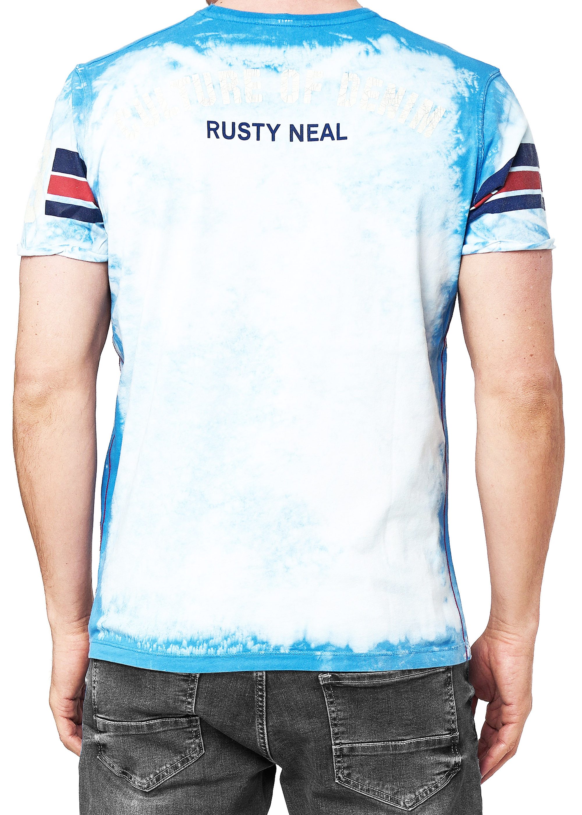 R-NEAL T-Shirt T-Shirt Washed Streetwear Printed günstig online kaufen