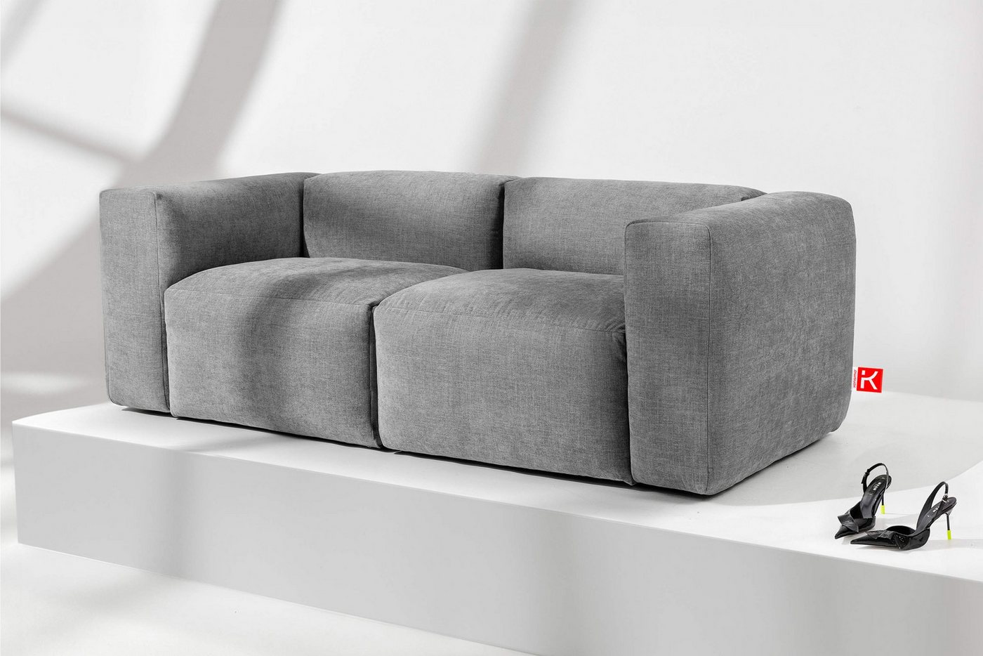 KONSIMO® 3-Sitzer BUFFO Einzelsofa, modulares Sofa, hergestellt in der EU,e günstig online kaufen