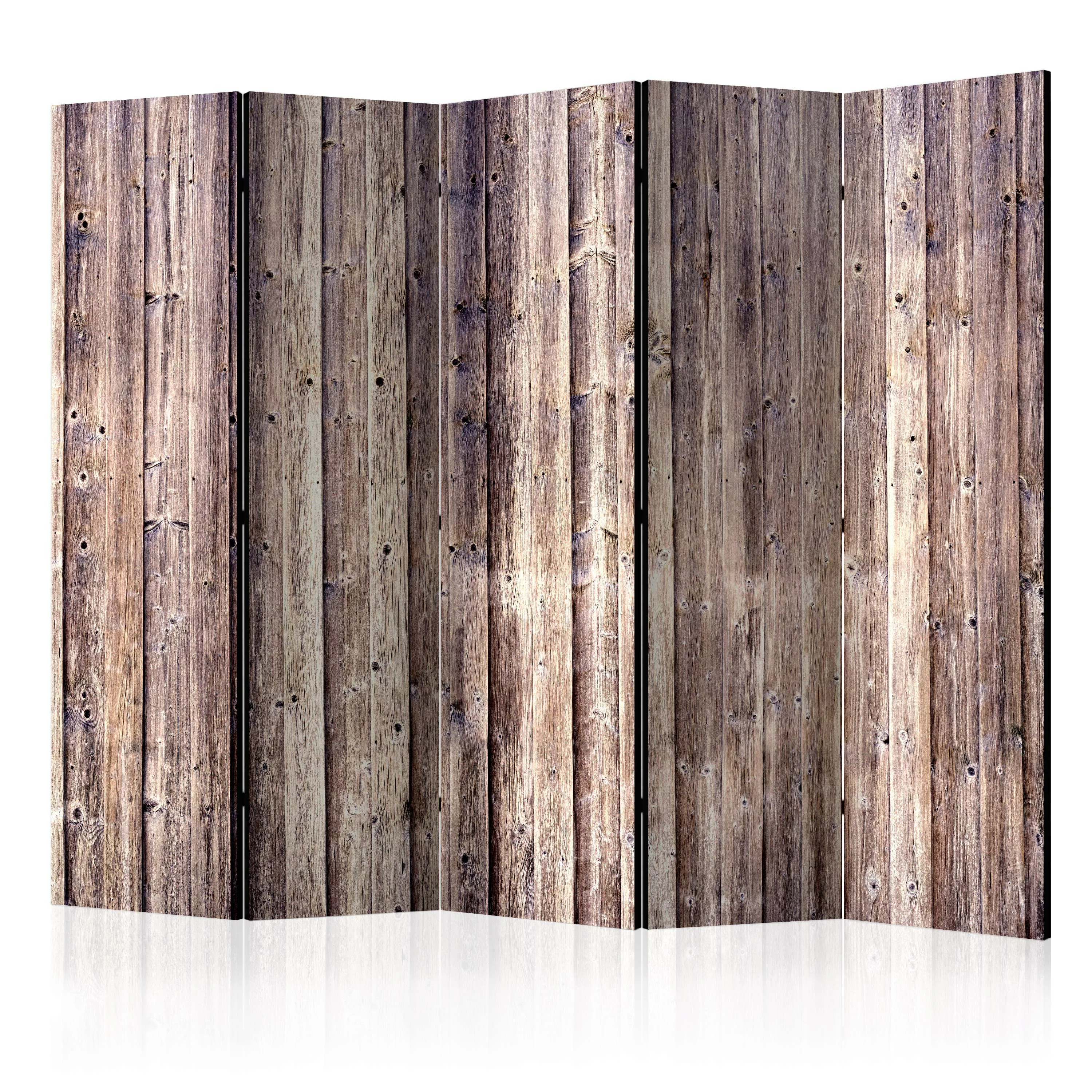 5-teiliges Paravent - Wooden Charm Ii [room Dividers] günstig online kaufen