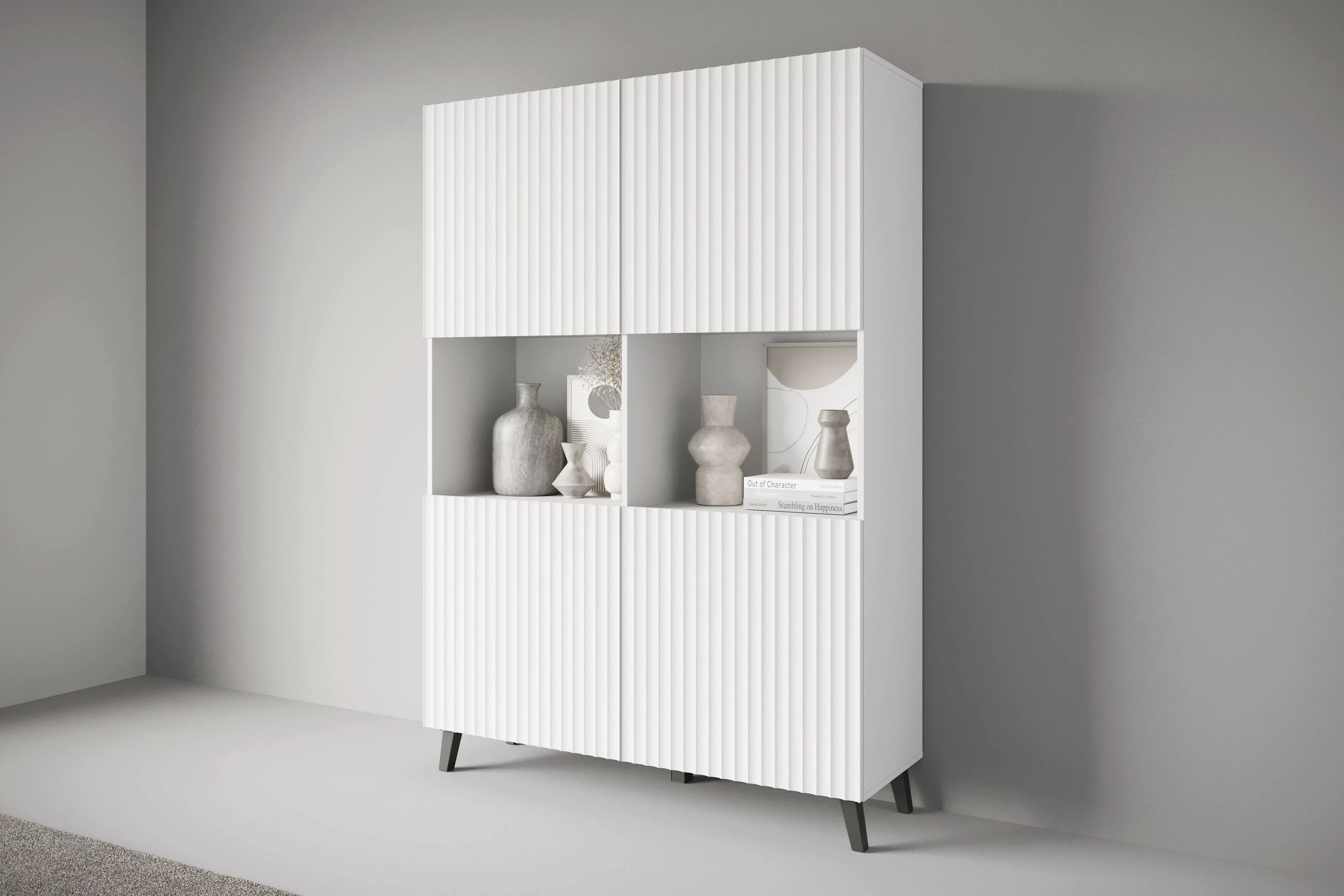 INOSIGN Highboard "PHUKET", (1 St.), Moderne Hochkommode ohne Griffe mit 10 günstig online kaufen