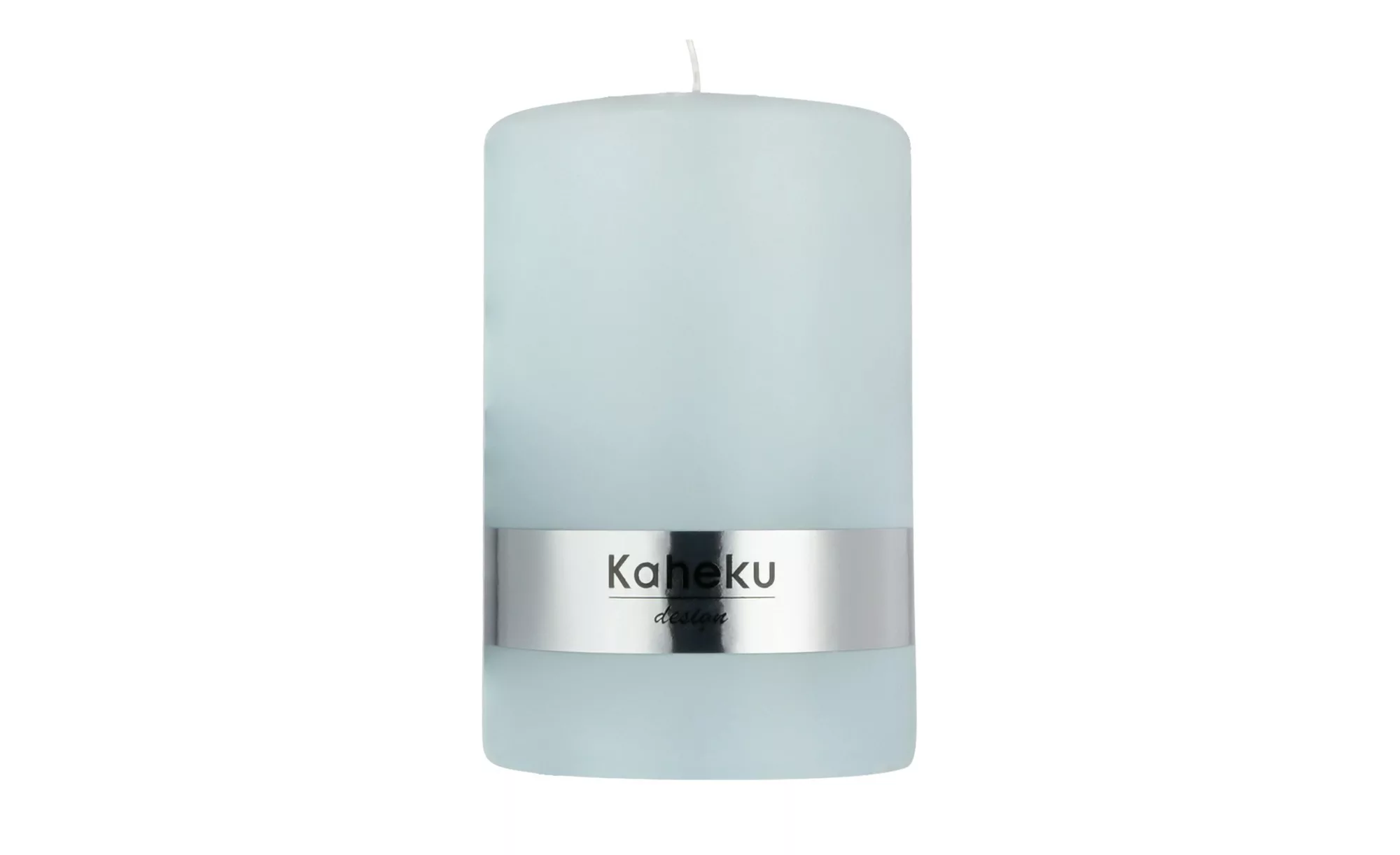 Zylinderkerze Powder - blau - 15 cm - Dekoration > Kerzen & Lichter - Möbel günstig online kaufen
