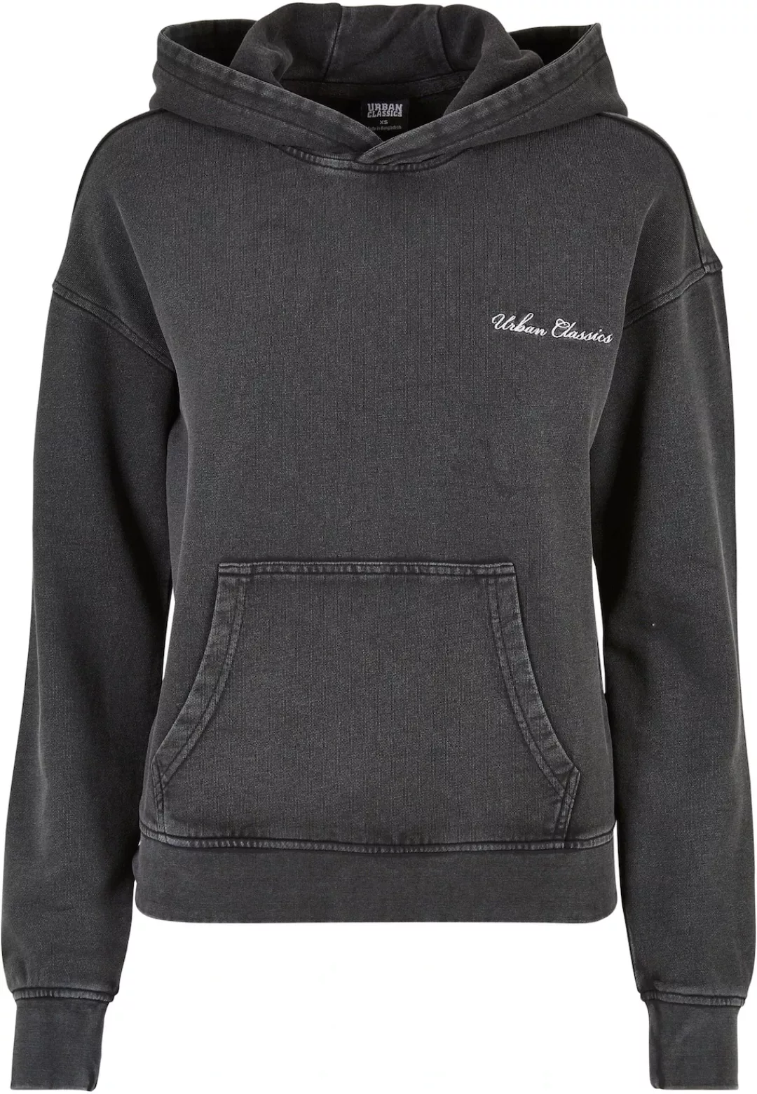 URBAN CLASSICS Kapuzenpullover "Urban Classics Damen Ladies Small Embroider günstig online kaufen